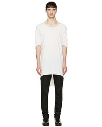 T-shirt à col rond blanc 11 By Boris Bidjan Saberi