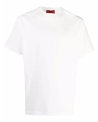 T-shirt à col rond blanc 424