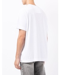 T-shirt à col rond blanc Givenchy