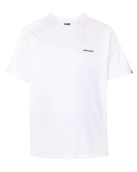 T-shirt à col rond blanc A Bathing Ape