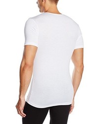 T-shirt à col rond blanc Abanderado