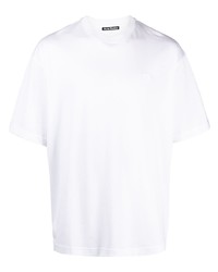 T-shirt à col rond blanc Acne Studios