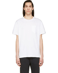 T-shirt à col rond blanc Alexander Wang