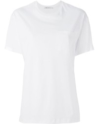 T-shirt à col rond blanc Alexander Wang