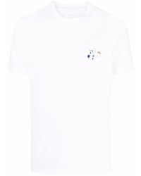 T-shirt à col rond blanc Altea