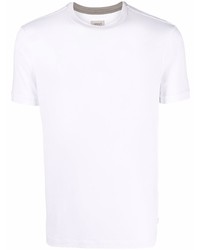 T-shirt à col rond blanc Armani Collezioni