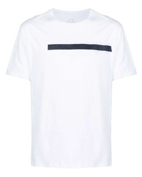 T-shirt à col rond blanc Armani Exchange