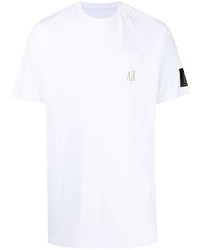 T-shirt à col rond blanc Armani Exchange