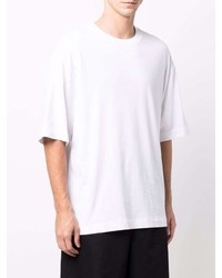 T-shirt à col rond blanc Off-White