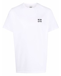 T-shirt à col rond blanc ARTE