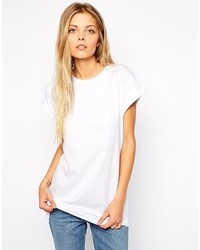 T-shirt à col rond blanc Asos