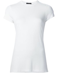 T-shirt à col rond blanc ATM Anthony Thomas Melillo