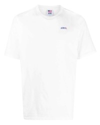 T-shirt à col rond blanc AUTRY