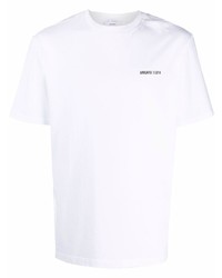 T-shirt à col rond blanc Axel Arigato