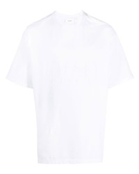 T-shirt à col rond blanc Axel Arigato