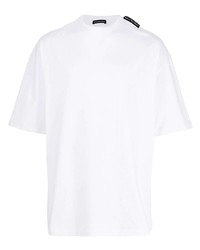 T-shirt à col rond blanc Balenciaga