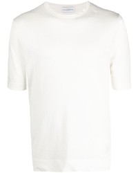 T-shirt à col rond blanc Ballantyne