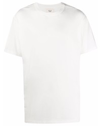 T-shirt à col rond blanc Bally