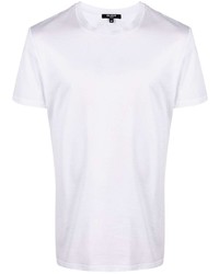 T-shirt à col rond blanc Balmain