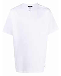 T-shirt à col rond blanc Balmain