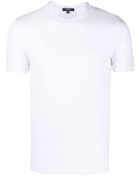 T-shirt à col rond blanc Balmain