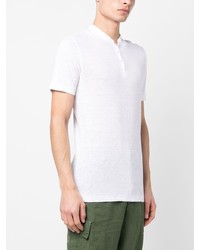 T-shirt à col rond blanc 120% Lino