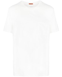 T-shirt à col rond blanc Barena