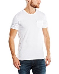 T-shirt à col rond blanc Ben Sherman