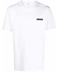 T-shirt à col rond blanc Berluti