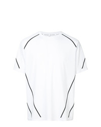 T-shirt à col rond blanc Blackbarrett