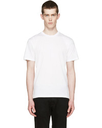 T-shirt à col rond blanc BLK DNM