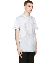 T-shirt à col rond blanc Givenchy