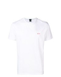 T-shirt à col rond blanc BOSS HUGO BOSS