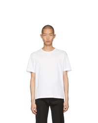 T-shirt à col rond blanc Bottega Veneta