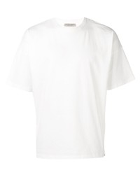 T-shirt à col rond blanc Bottega Veneta