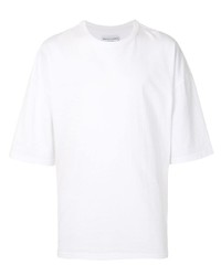 T-shirt à col rond blanc Bottega Veneta