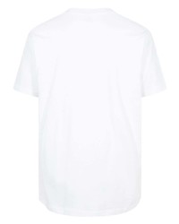 T-shirt à col rond blanc Supreme