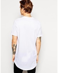 T-shirt à col rond blanc Asos