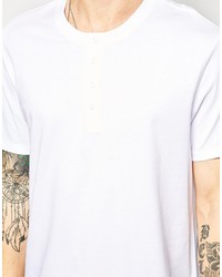 T-shirt à col rond blanc Asos