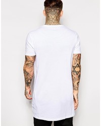 T-shirt à col rond blanc Asos