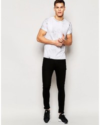 T-shirt à col rond blanc Asos