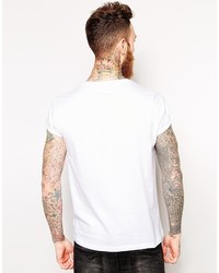 T-shirt à col rond blanc Asos