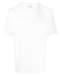 T-shirt à col rond blanc Buscemi