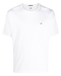 T-shirt à col rond blanc C.P. Company