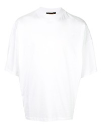 T-shirt à col rond blanc Caban