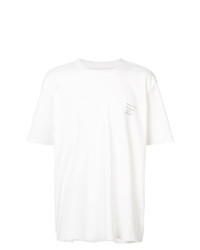 T-shirt à col rond blanc Camiel Fortgens