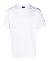 T-shirt à col rond blanc Canada Goose