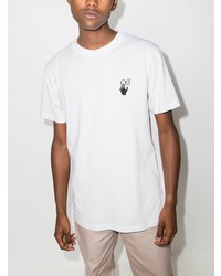 T-shirt à col rond blanc Off-White