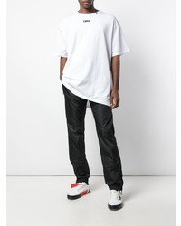 T-shirt à col rond blanc Off-White