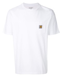 T-shirt à col rond blanc Carhartt